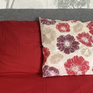 Taie d'oreiller finition Recto Verso POPPY 65 x 65 cm