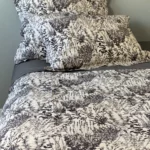 Housse de couette EasyHousse HERB finition avec volant 220 x 240 cm