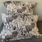 Taie d'oreiller HERB finition avec volant 65 x 65 cm