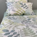 Housse de couette EasyHousse VERF finition avec volant 140 x 200 cm